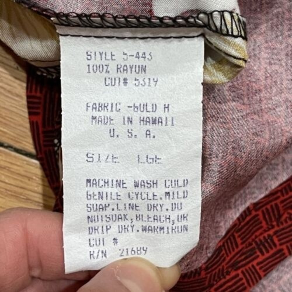 Vintage Island Moments Iolani Sportwear Tiki Hawaiian Dress Size Large L Maxi - Picture 12 of 15